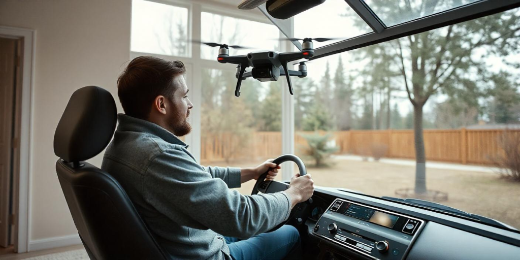 Can You Fly a Drone Outside from Inside Your House