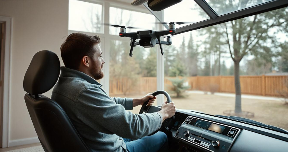 Can You Fly a Drone Outside from Inside Your House