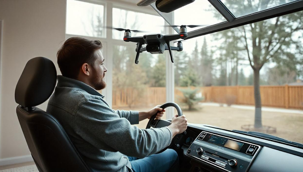 Can You Fly a Drone Outside from Inside Your House